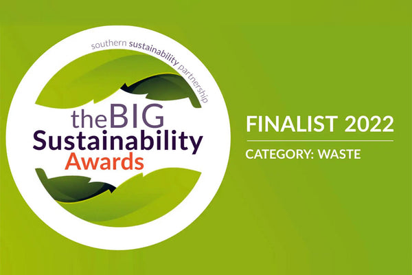 Finalist logo for the Big Sustainability Show awards