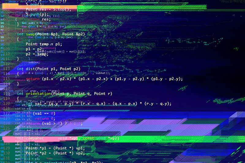 image of a computer screen with code