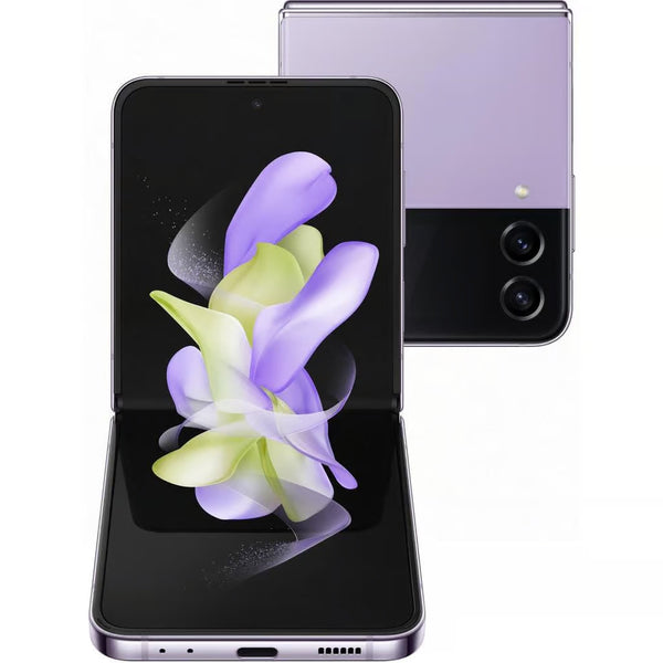 Samsung, Galaxy Z Flip4, Bora Purple, 256GB, Phone - Front