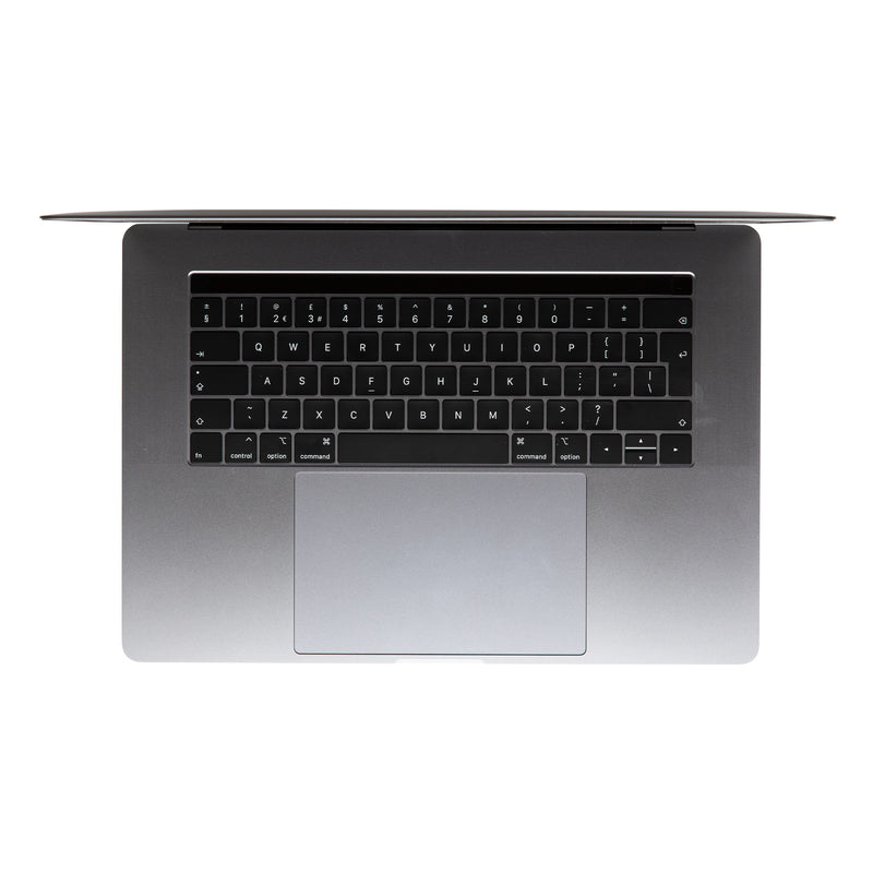 Top view of refurbished Apple MacBook Pro Space Grey