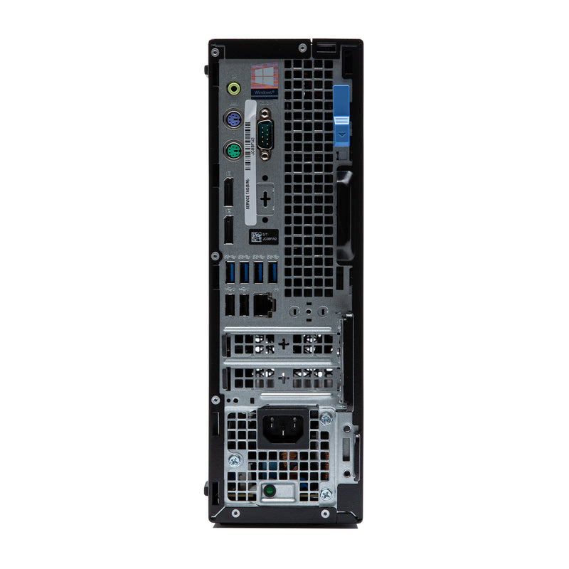 Back view of refurbished Dell Optiplex 7060