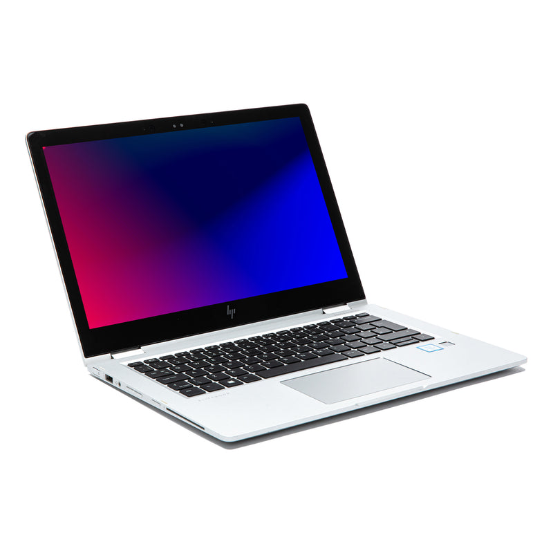 HP Laptop,  EliteBook x360 1030 G2 - i5-7300U, 8GB, 512GB, Touchscreen, Grade B Refurbished - Side Front