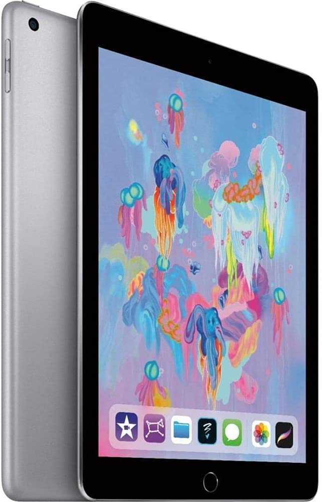 Apple iPad, 6th Gen, Wi-Fi, 32GB, Space Grey - Side